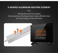 BOT Stekleni SMART konvektorski radiator GPH1 WiFi 2000W