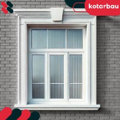 shumee Drenažni pokrovček za PVC okna, bel pokrov, 36 mm, komplet 100 kosov