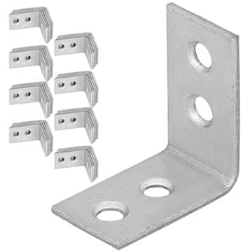 shumee Tesarski kotnik, gradbeni spojnik, jeklo, pocinkano, 30x30x17 MM, 100 kosov