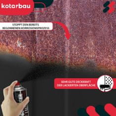 shumee Barva v spreju proti rji za kovinske ograje in vrata, zaščitna črna RAL 9005 400
