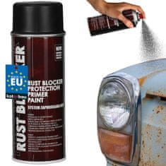 shumee Barva v spreju proti rji za kovinske ograje in vrata, zaščitna črna RAL 9005 400