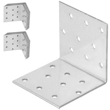 shumee Tesarski kotnik, gradbeni spojnik, jeklo, pocinkano, 60x60x60 MM, 25 KOSOV