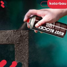 shumee Barva v spreju proti rji za kovinske ograje in vrata, zaščitna rjava RAL 8017 400