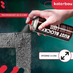 shumee Barva v spreju proti rji za kovinske ograje in vrata, zaščitna siva RAL 7011 400 ml