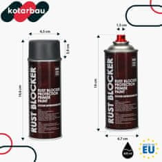 shumee Barva v spreju proti rji za kovinske ograje in vrata, zaščitna siva RAL 7011 400 ml