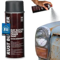 shumee Barva v spreju proti rji za kovinske ograje in vrata, zaščitna siva RAL 7011 400 ml