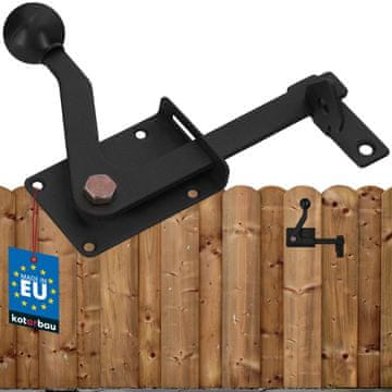 shumee Zaklep vrat, zaklep vrat, črne barve, 150 mm