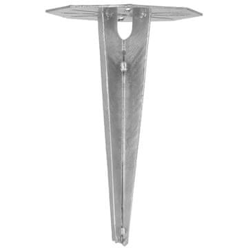 shumee Podstavek za vrtne svetilke, zabitno sidro, 190 mm, osmerokotno