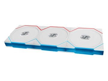 Lian Li UNI FAN TL Wireless 120 Reverse Blade ventilator za ohišje, ARGB PWM 120mm, 3 Pack + Kontroler, bel