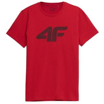 4F Majice rdeča SS23TTSHM537CZERWONY