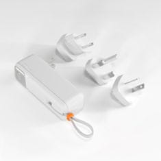 EPICO UltraPack 2v1 polnilna baterija + napajalnik ET30, 5000 mAh, bela