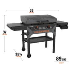 Blackstone Griddle Iron Forged 28" žar plošča s pokrovom