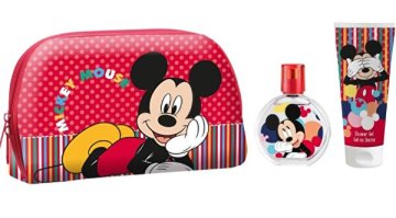 EP LINE Mickey Mouse - toaletna voda 50 ml + gel za prhanje 100 ml + kozmetična torbica