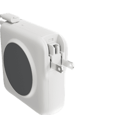 EPICO UltraPack ET50 polnilna baterija, 3-v-1, 10000 mAh, MagSafe, bela