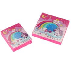 Luniks Otroški make up komplet v torbici Unicorn – 21 kosov