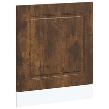 Vidaxl Plošča za pomivalni stroj Kalmar dimljen hrast 60x1,5x57 cm