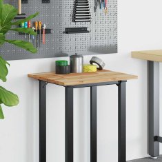 Vidaxl Kopalniški pult oljni premaz 100x50x2 cm trden akacijev les