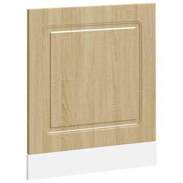 Vidaxl Plošča za pomivalni stroj Kalmar sonoma hrast 60x1,5x57 cm