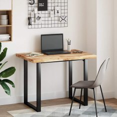 Vidaxl Kopalniški pult oljni premaz 100x70x4 cm trden akacijev les