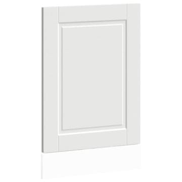 Vidaxl Plošča za pomivalni stroj Porto bela 45x1,5x57 cm inž. les