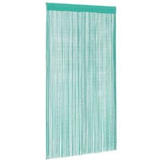 Vidaxl Zavese iz nitk 2 kosa 140x250 cm turkizne barve