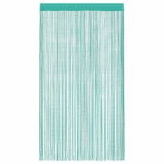Vidaxl Zavese iz nitk 2 kosa 140x250 cm turkizne barve