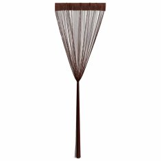 Vidaxl Zavese iz nitk 2 kosa 140x250 cm rjave barve