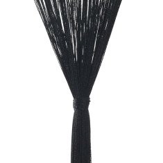 Vidaxl Zavese iz nitk 2 kosa 140x250 cm črne barve