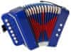 Lean-toys Otroška glasbena harmonika, modra