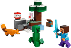 LEGO Minecraft 21583 Steve's Taiga Adventure (Stevova pustolovščina v tajgi)