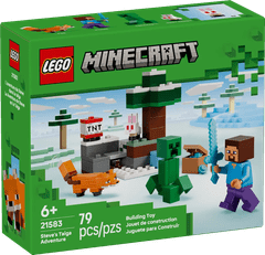 LEGO Minecraft 21583 Steve's Taiga Adventure (Stevova pustolovščina v tajgi)