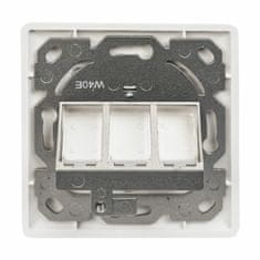 Digitus podometna vtičnica 3x RJ45 kotna 80x80 DN-93821