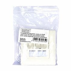 Digitus podometna vtičnica 3x RJ45 kotna 80x80 DN-93821