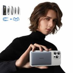BASEUS prenosna baterija 5.000mAh 20W PowerBank magsafe črn slim PicoGo AM41