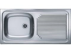 Alveus Pomivalno korito BASIC 60 z odcejalno površino, 860x435