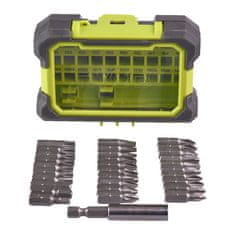 RYOBI R18PD3-242S 18V ONE+ akumulatorski udarni vrtalnik + 2x baterija (2,0Ah in 4,0Ah baterija) + polnilnik + GRATIS set nastavkov RAK31MSD