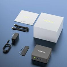 GMKtec računalnik mini PC G3S Intel N95 16GB RAM 512GB SSD črn NucBox