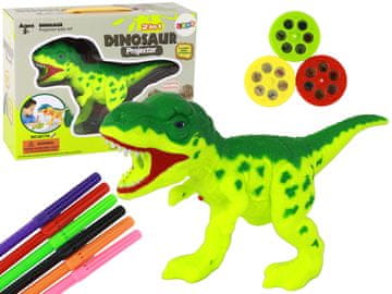 Lean-toys Dinozavrski projektor z markerji in šablonami