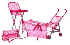 RAMIZ Komplet dodatkov za lutke voziček za lutke