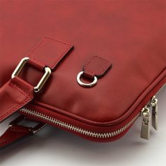 Vera Pelle Torbice poslovne torbice rdeča VP805