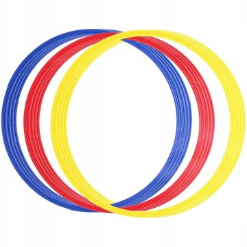 Korbi Koordinacijski Trening Obroči 40cm 10 kos 3 Barve