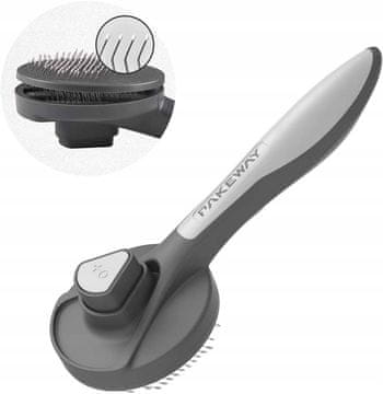 Korbi Samoočistilna Krtača za Pasje in Mačje Dlake