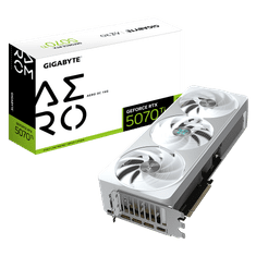 Gigabyte GeForce RTX 5070 Ti AERO OC 16G grafična kartica, 16GB GDDR7 (GV-N507TAERO OC-16GD)