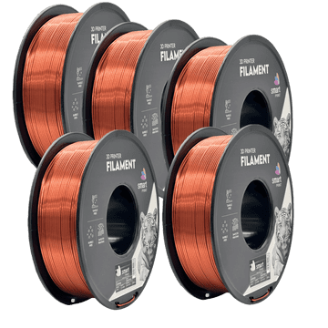 Professional Lab 5x Silk PLA baker Filament 1.75mm - Smart Print Sijajni Filament za 3D Tisk (1kg Kolut)