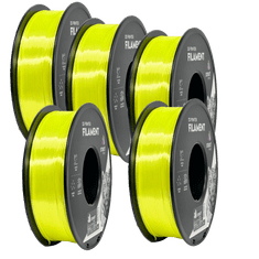 Smart Print 5x Silk PLA rumena Filament 1.75mm - Smart Print Sijajni Filament za 3D Tisk (1kg Kolut)