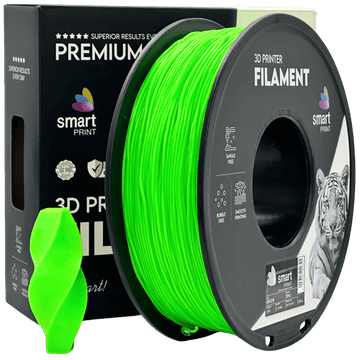 Smart Print TPU Zelena Filament 1.75 mm - Smart Print Fleksibilni Filament za 3D Tisk (1 kg Kolut)