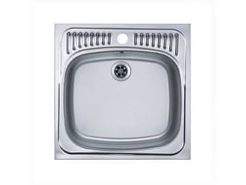 Alveus Pomivalno korito BASIC 130, enojno, vsadno, 465x465x160