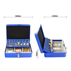 Rottner Kaseta za denar Wien modra