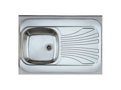 Alveus Pomivalno korito CLASSIC 30 z odcejalno površino, levo/desno, 800x600