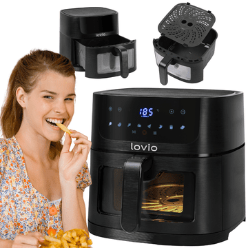 shumee Cvrtnik na vroč zrak LOVIO PureFry XL Smart LVAF002BK cvrtnik na vroč zrak